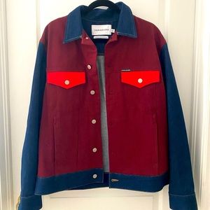 Calvin Klein Colour block denim jacket